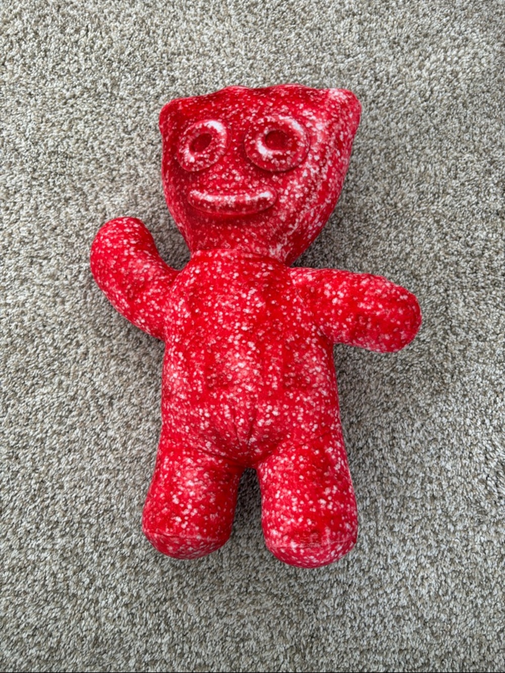Red Sour Patch Kids plush